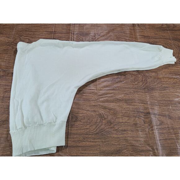 Vintage 70's Gemini Collection Womens LG Knit Sweater Ivory Crew Dolman Sleeve - Picture 9 of 9
